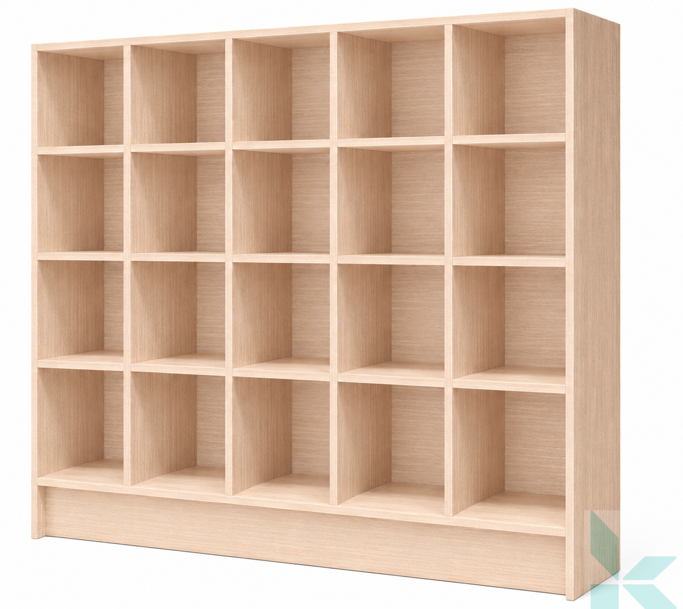 Стеллаж для книг, 1600x400x1600 мм