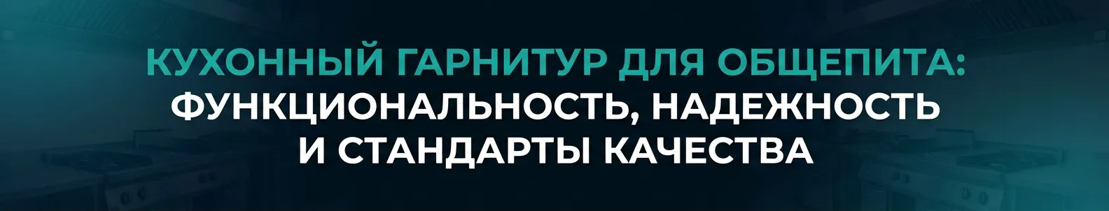 Кухонный гарнитур для общепита