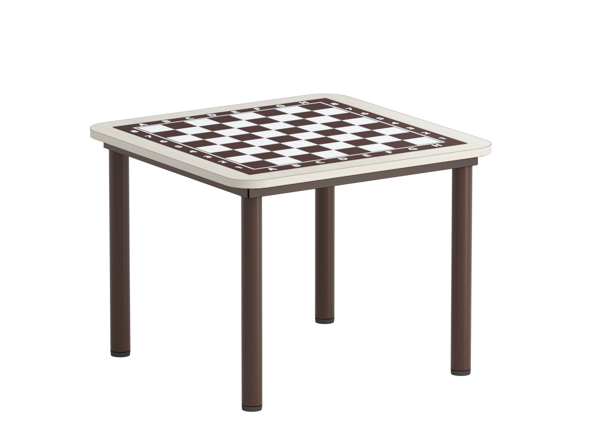 Стол шахматный дуб Коричневый