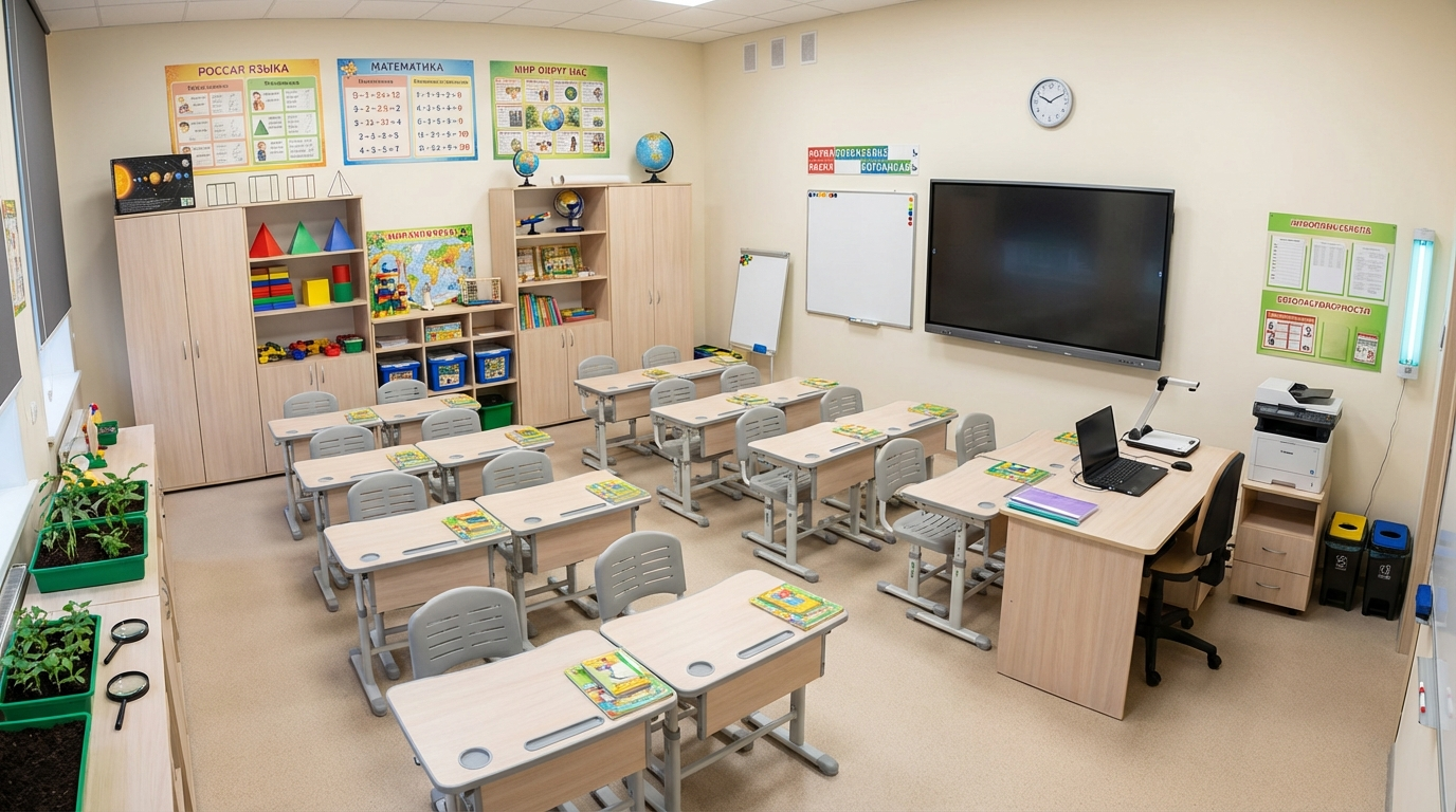 Комплект «Кабинет начальных классов (1-4 класс) по ФГОС НОО»