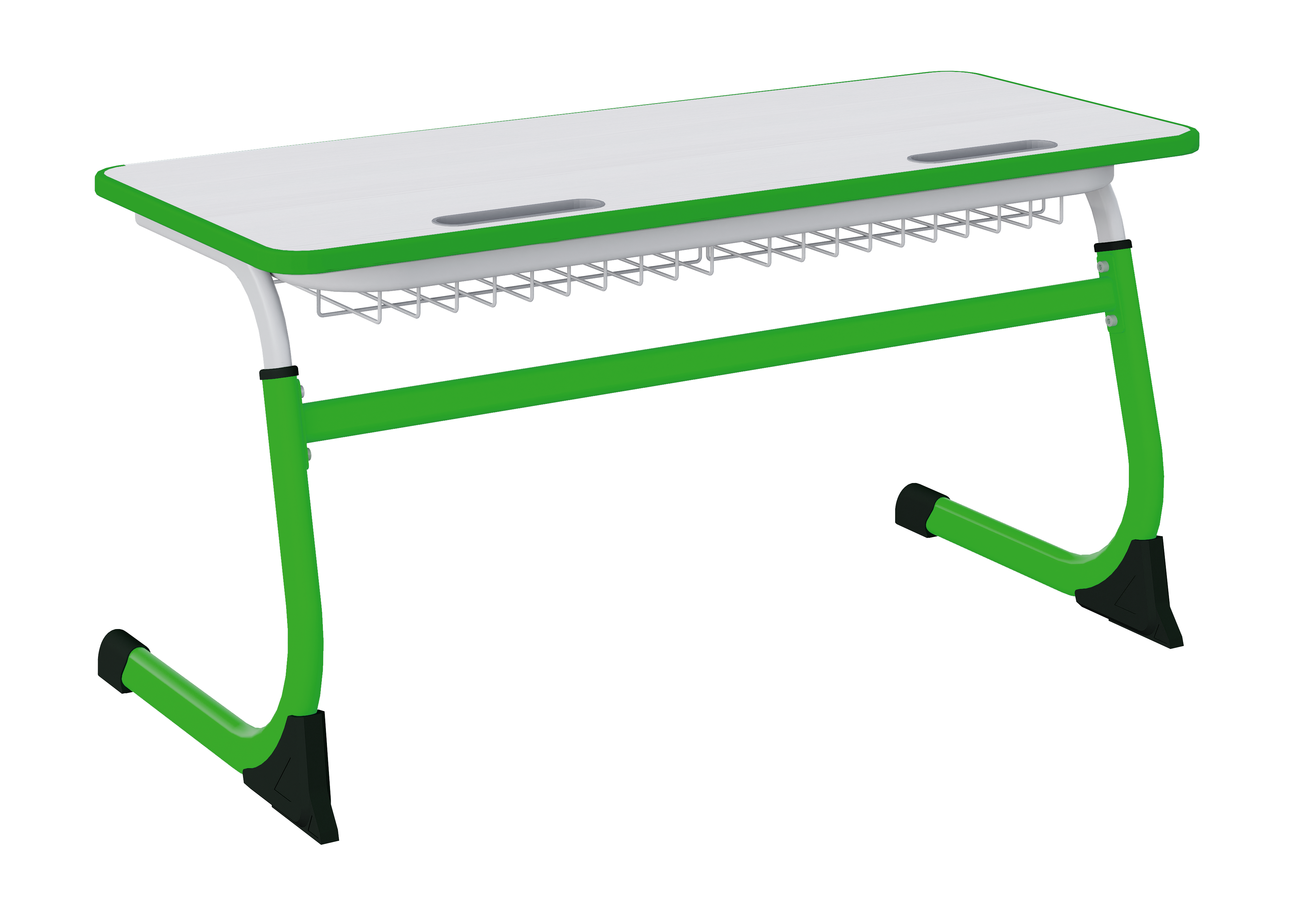 143153 зеленый каркас, кромка зеленая