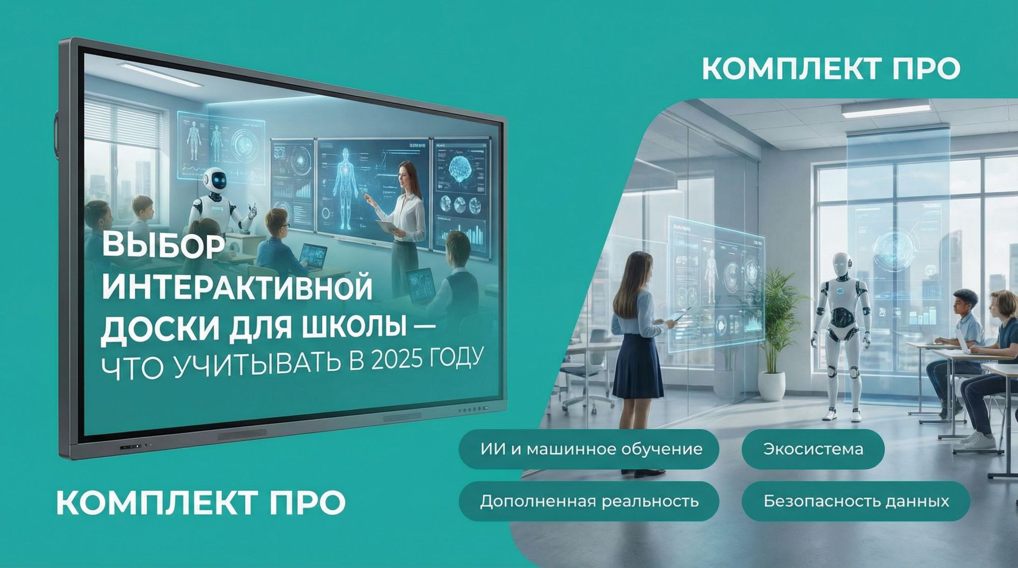 Выбор интерактивной доски для школы — что учитывать в 2025 году