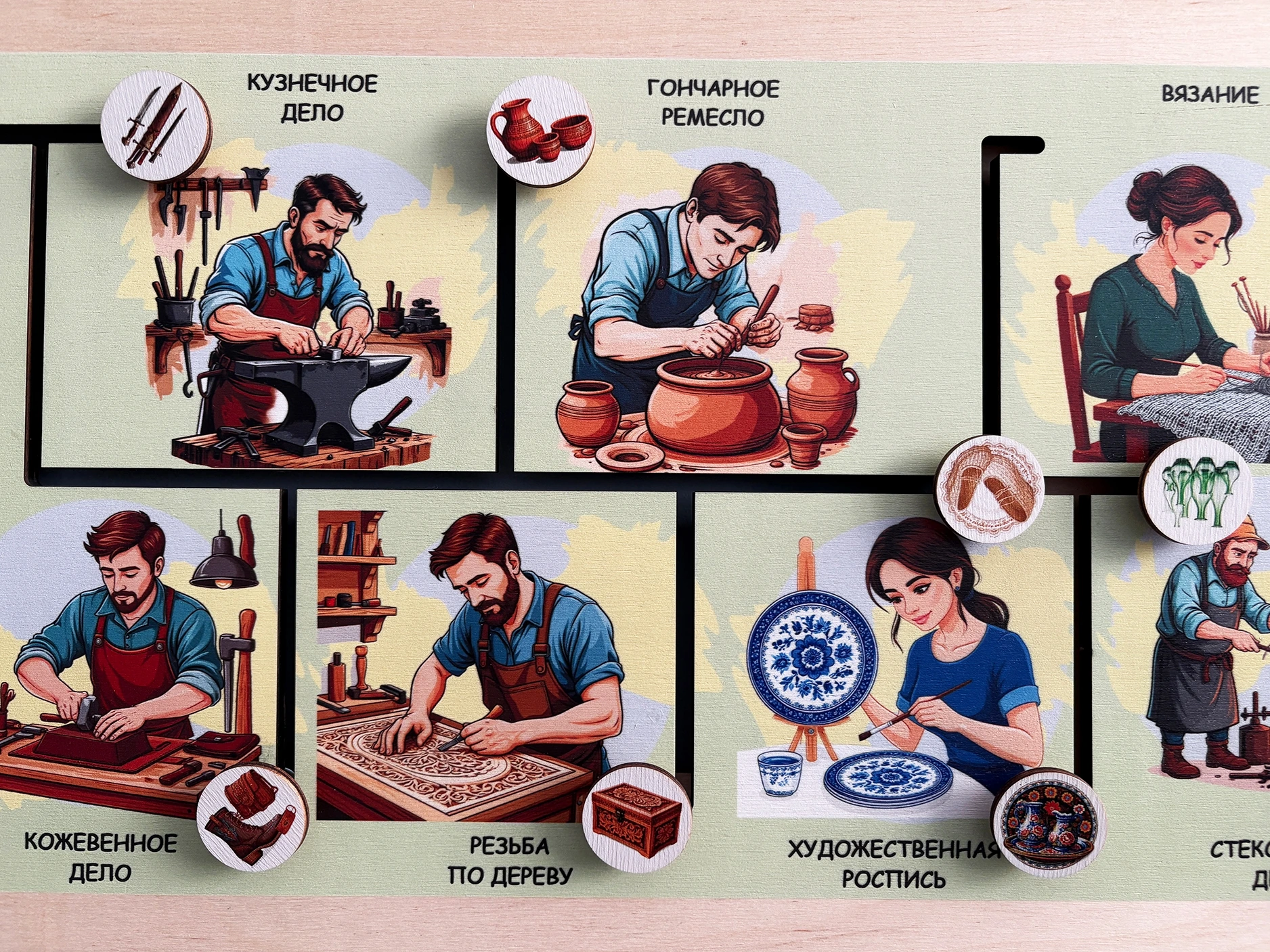 Дидактическая панель Родина