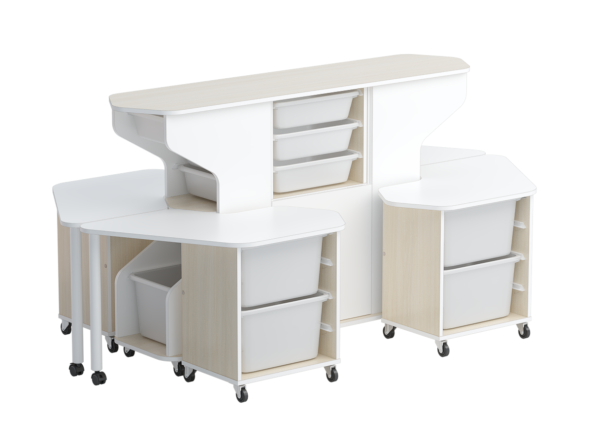 9448-9450 Дуб Молочный Белый Общий вид