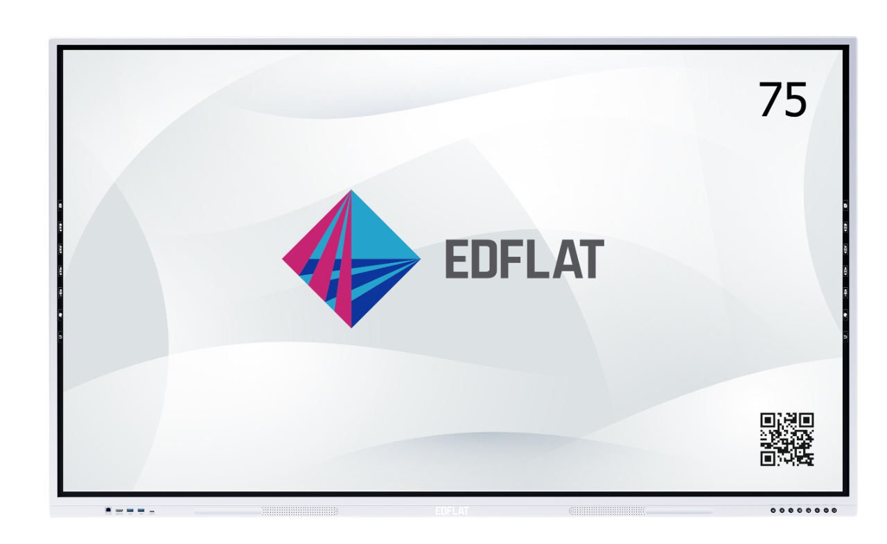 02. Интерактивная панель EDFLAT серии ULTRA LITE Gen2 75