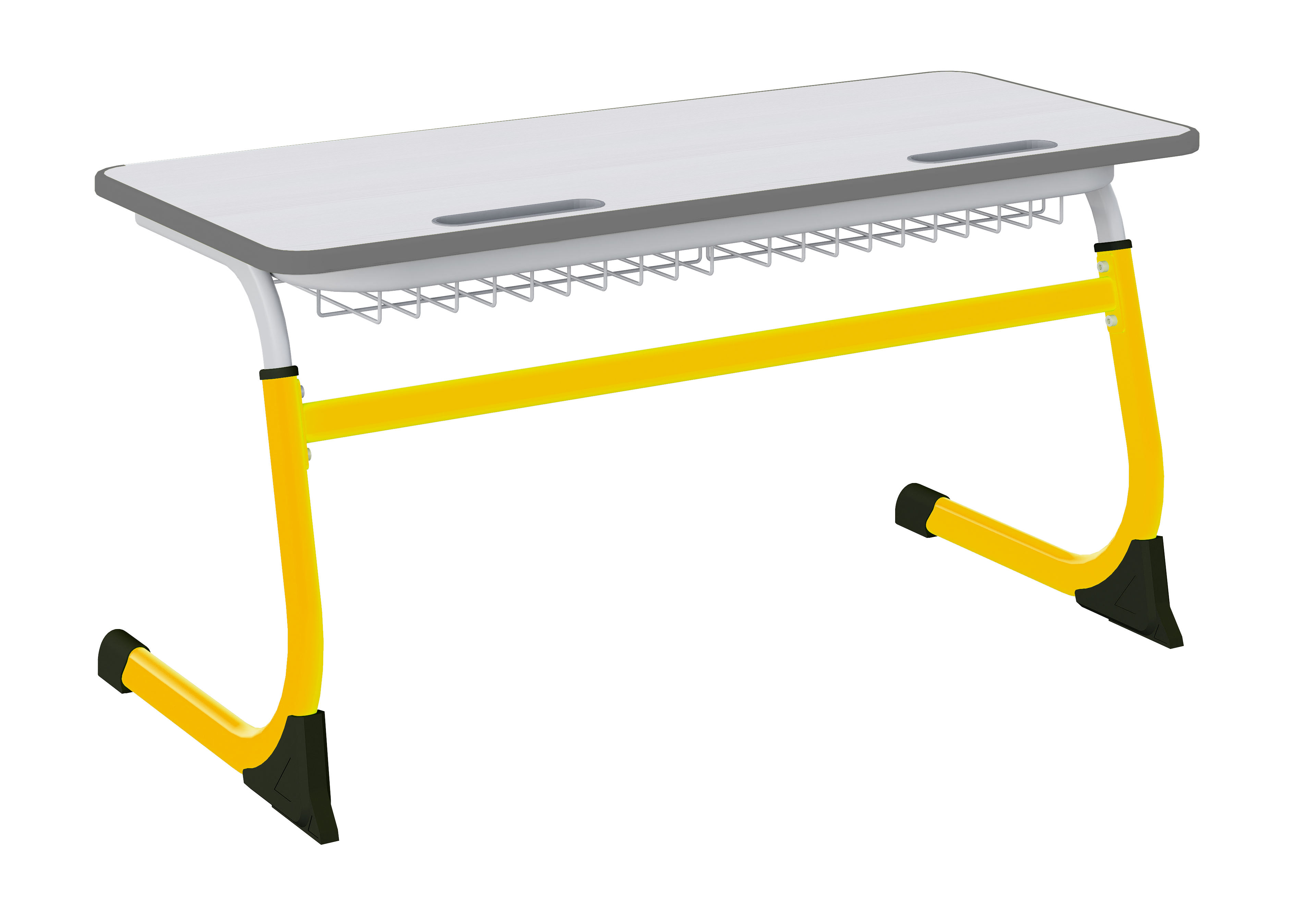 143153 желтый каркас, кромка серая