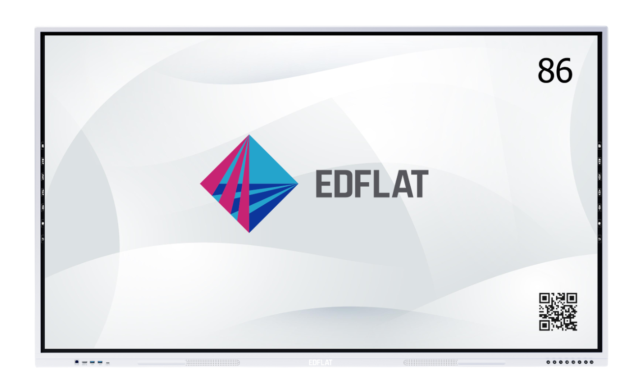 03. Интерактивная панель EDFLAT серии ULTRA LITE Gen2 86