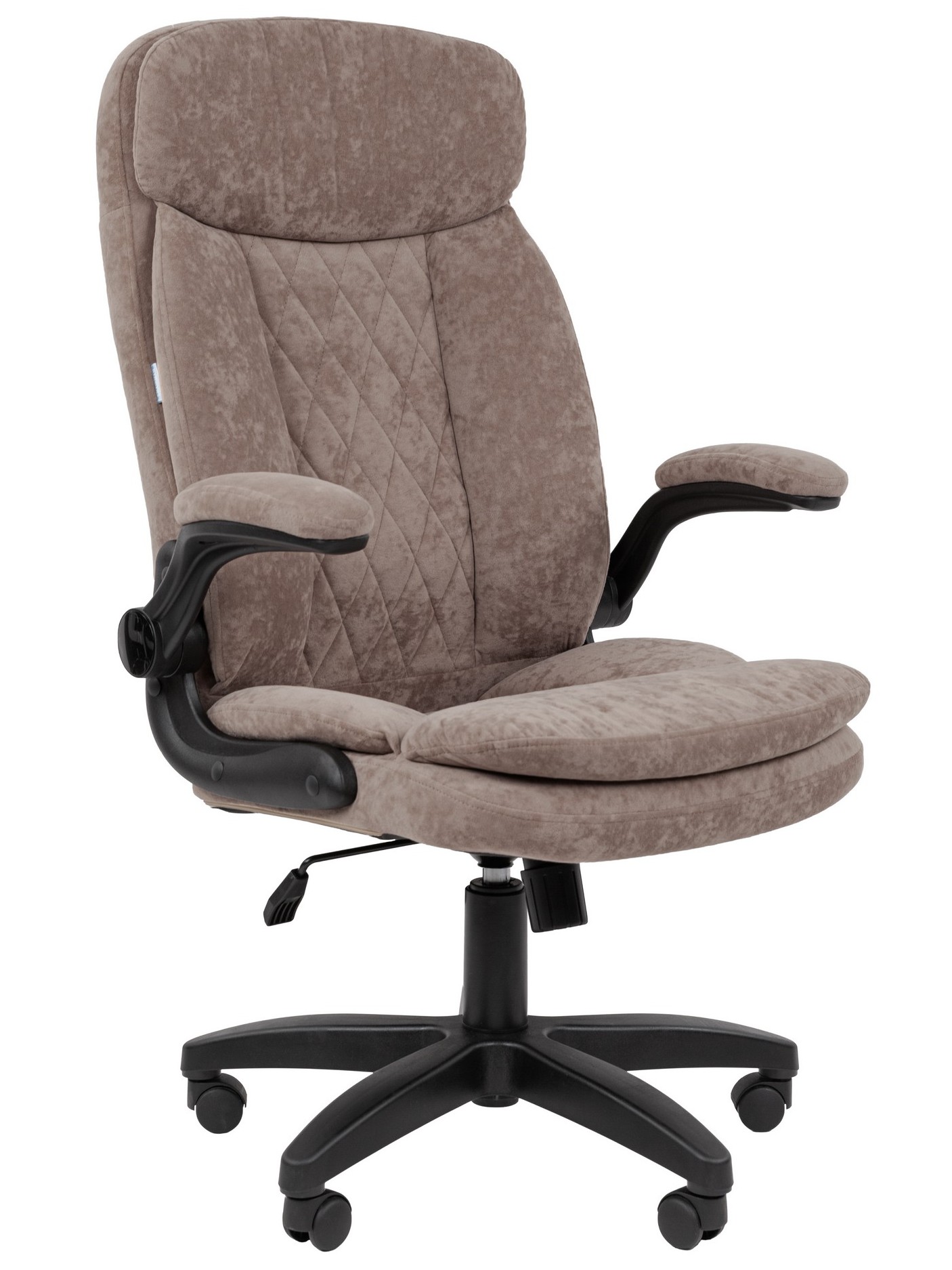 ofisnoe-kreslo-chairman-home-533-tkan-velyur-temno-bezhevyy