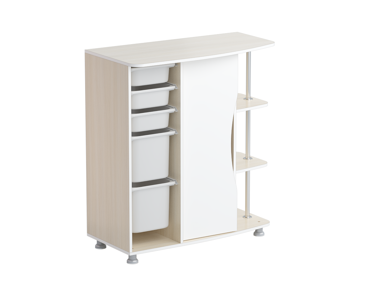 9445 Дуб Молочный Белый