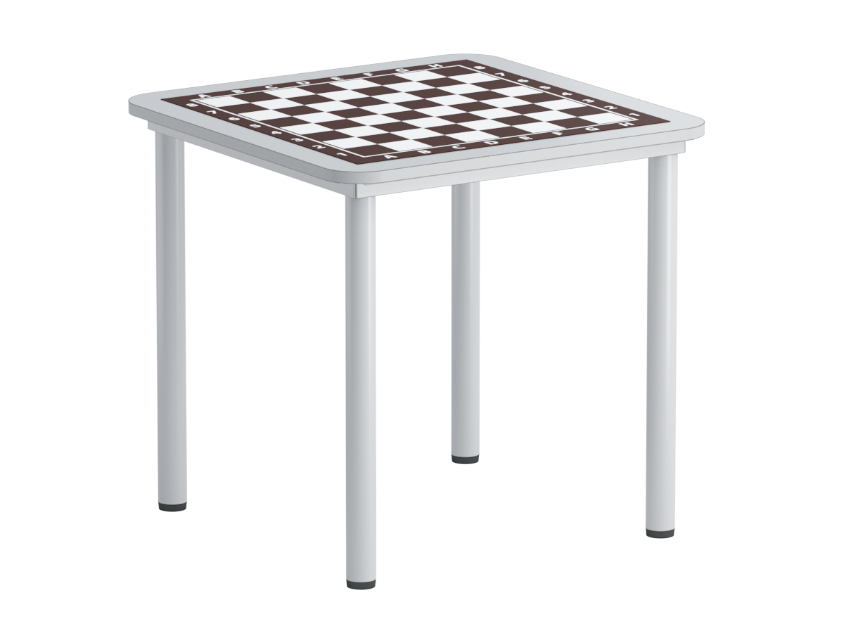 Стол шахматный Серый