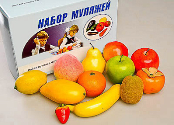 Набор муляжей фруктов